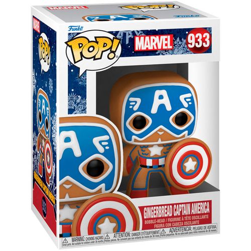 POP figure Marvel Holiday Captain America slika 2