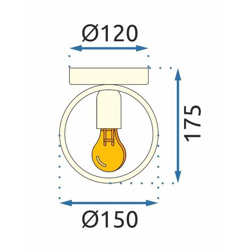 TOOLIGHT ZIDNA SVJETILJKA APP990-1W slika 9