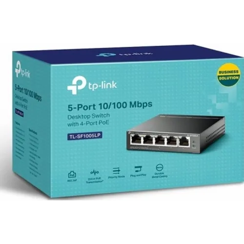 TP-Link TL-SF1005LP Switch 5-Port 10/100Mbps with 4-Port PoE slika 3