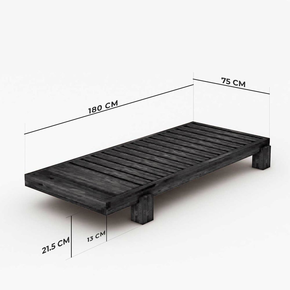 Lounger CPT8379-200, boje orah i antracit slika 5