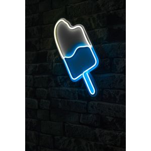 Wallity Ukrasna plastična LED rasvjeta, Ice Cream - Blue