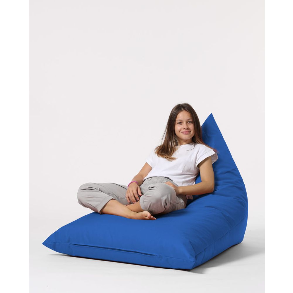 Piramida Veliki Krevet Pouf - Plavi Vrt Bean Bag slika 1