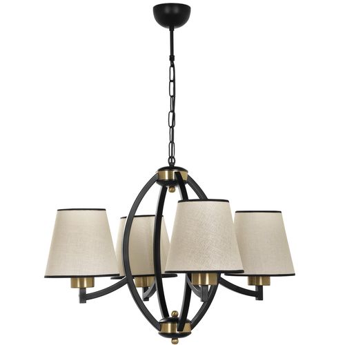 Paul 4 lü siyah avize açık hasır abajurlu Beige
Black
Gold Chandelier slika 2