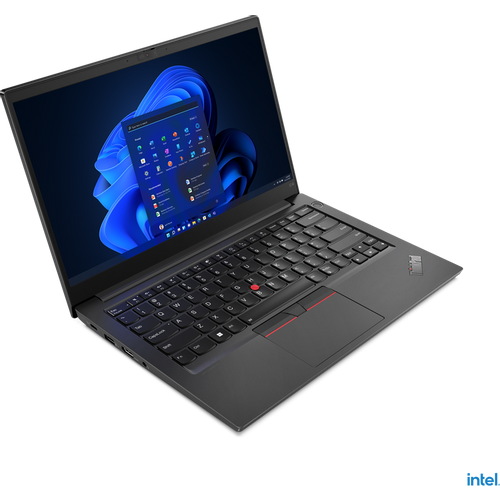 Lenovo Think 21E3005GCX-2YW ThinkPad E14 G4 Core i5-1235U (10C (2P+8E)/12T, P 1.3/4.4GHz, E 0.9/3.3GHz 12MB), 16GB (8int+8), SSD 512GB NVMe 2242, 14.0" FHD (1920x1080) LED AG IPS, Iris Xe Graphics, GLAN, WLAN, BT, KybUK BL, FPR, Cam IR+FHD, Al, 2Wx2, 57Wh, Win 11 Pro, 2YW slika 2