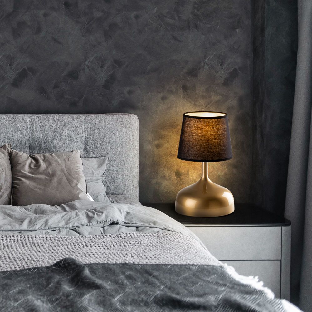 Bulbous - 15454 Zlatna i Crna Stočna Lampa slika 2