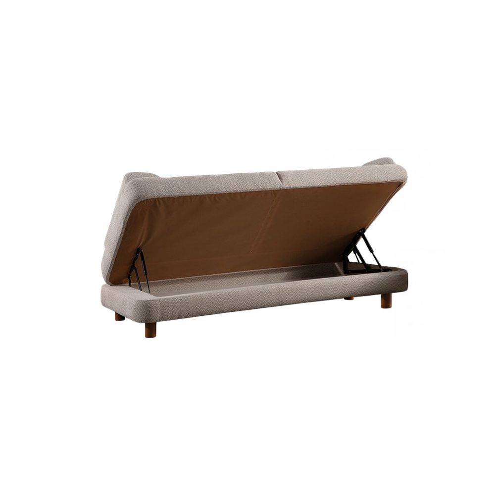Sofa na razvlačenje za 3 osobe - Krem boja slika 7