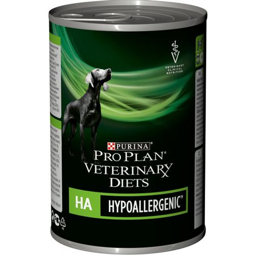 PURINA® PRO PLAN® VETERINARY DIETS za pse HA Hypoallergenic™, kod intolerancije na hranu, (konzerva) mousse, 400 g slika 1