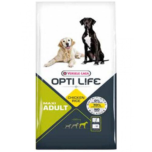 Opti Life Adult Maxi Piletina i Pirinač 12,5 kg slika 1