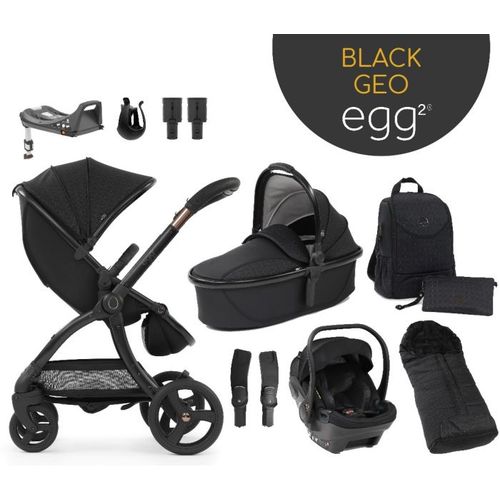 egg2® dječja kolica 9u1 - Special Edition Black Geo slika 1