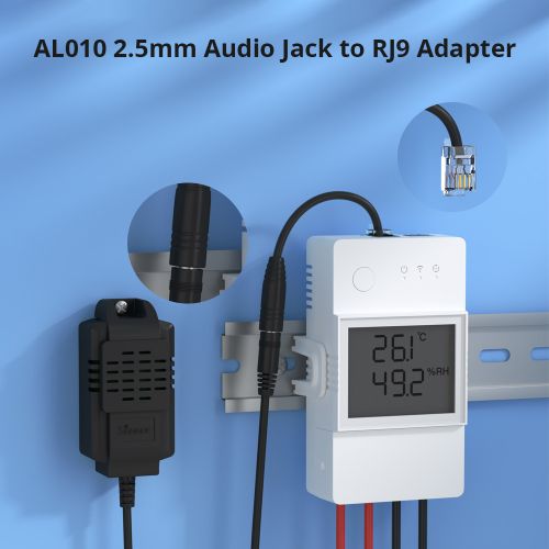 SONOFF Adapter s 2.5mm na RJ9 za Senzore Temperature i Vlažnosti slika 3