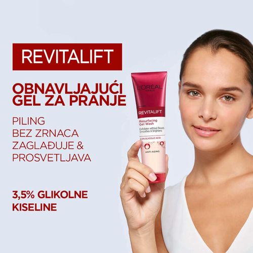 L'Oreal Paris Revitalift gel za čišćenje lica sa glikolnom kiselinom 150ml slika 4