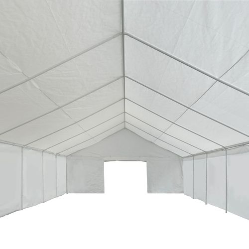 Skladišni šator od PE-a 5 x 10 m bijeli slika 9