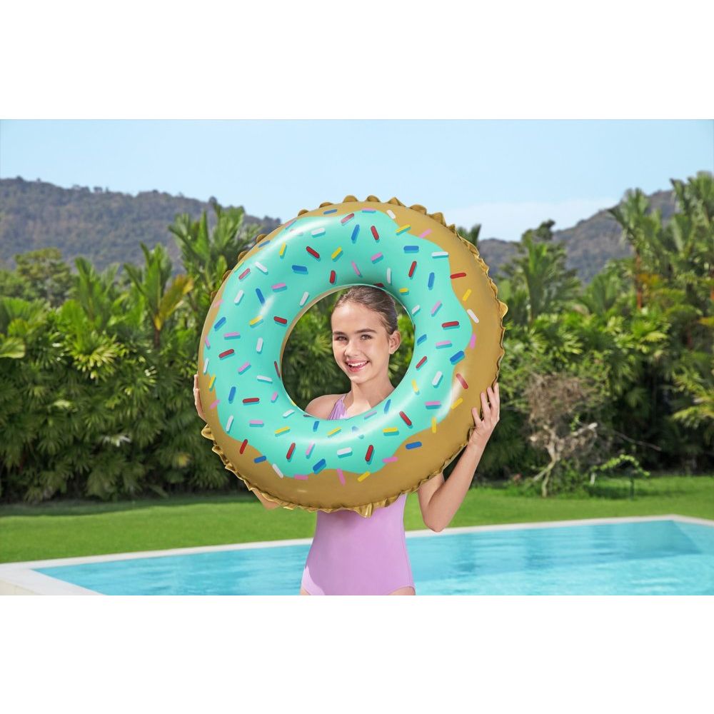 Bestway 36118 kolut na napuhavanje Donut tirkizni slika 5