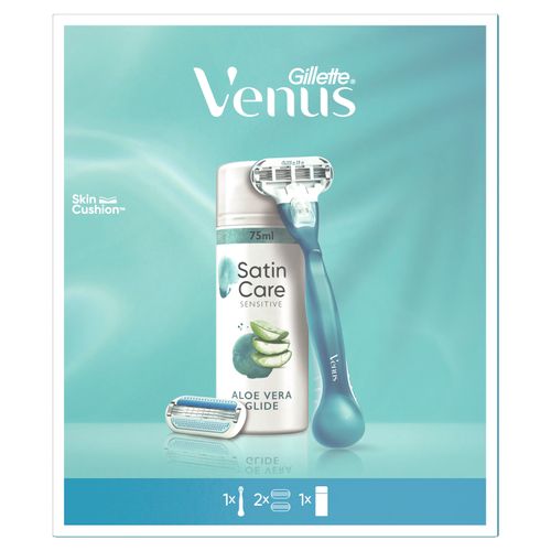 Gillette Venus poklon paket brivtica, gel za brijanje + zamjenska patrona slika 1