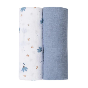 Bubaba by FreeON Muslin pelene 2/1 Blue-White