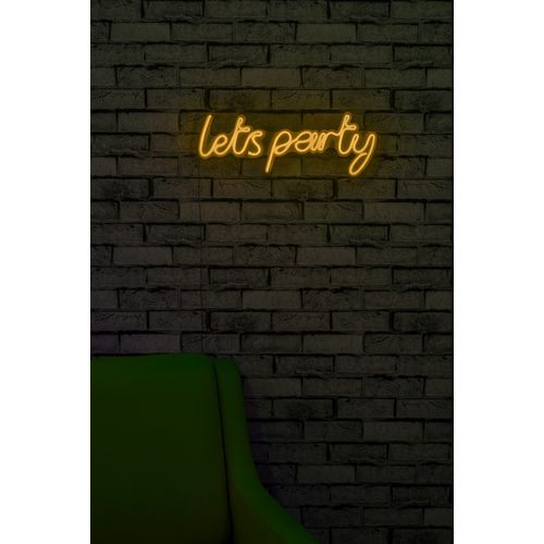 Wallity Ukrasna plastična LED rasvjeta, Lets Party - Yellow slika 3