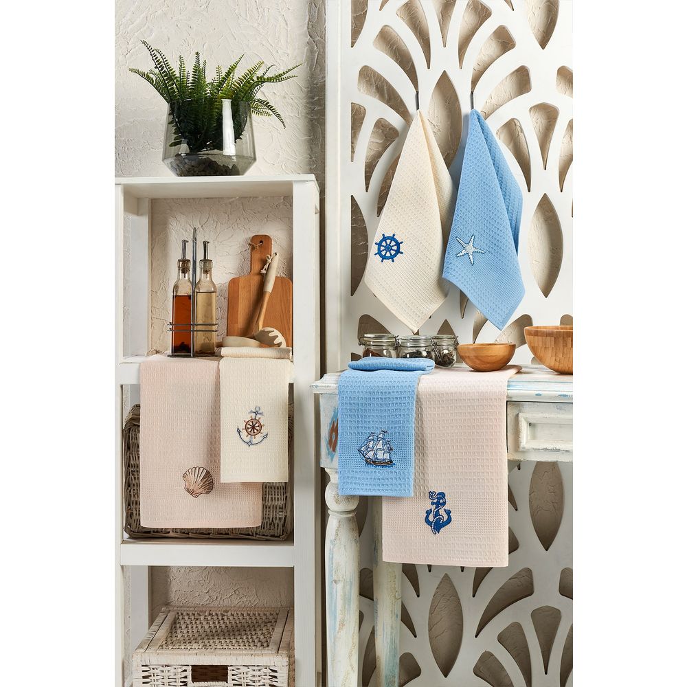 Set kuhinjskih peškira (6 komada) Marin, boje: više boja slika 1