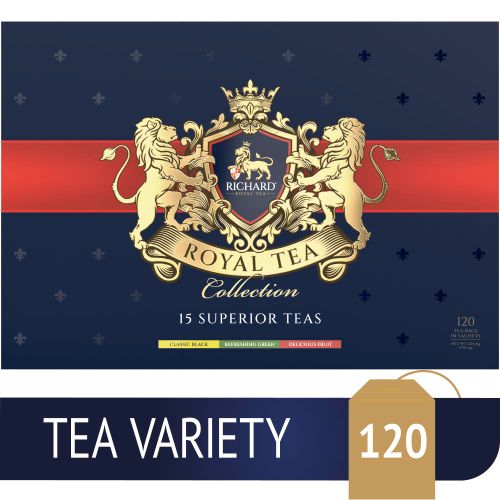 Richard Royal Tea Collection - Kombinacija čajeva, 120 posebno pakovanih kesica, 224,8g slika 1