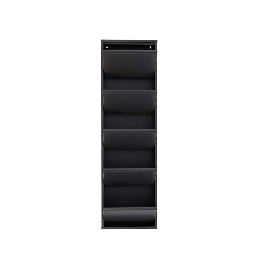 Kabinet za cipele - 5 komada, metalni, antracit boje slika 11