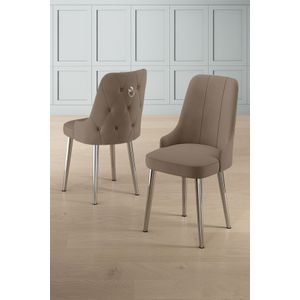 Newa - Chrome Set Stolica Cappuccino (6 komada)