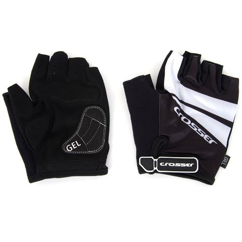 Rukavice CROSSER CG-512 SHORT FINGER black / White L slika 1