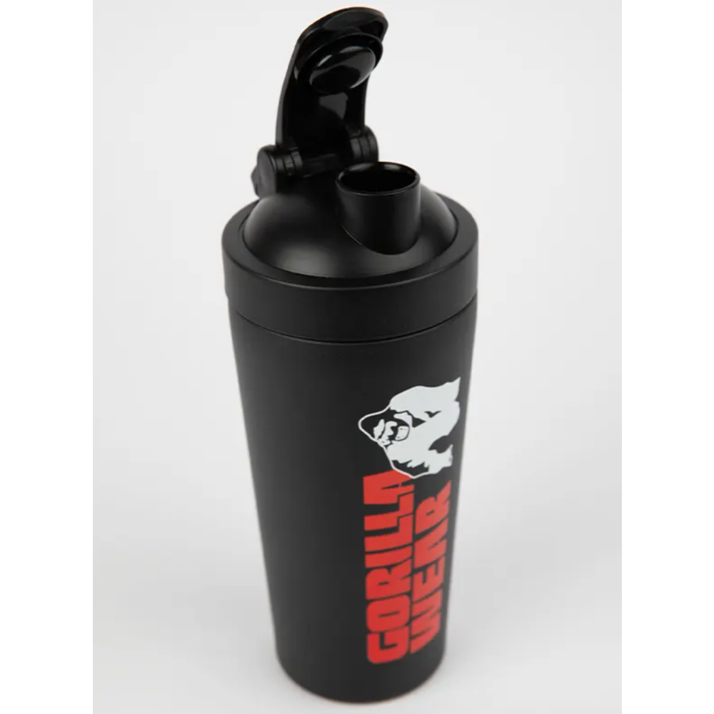 Gorilla Wear Metalni šejker 740ml - Black slika 3