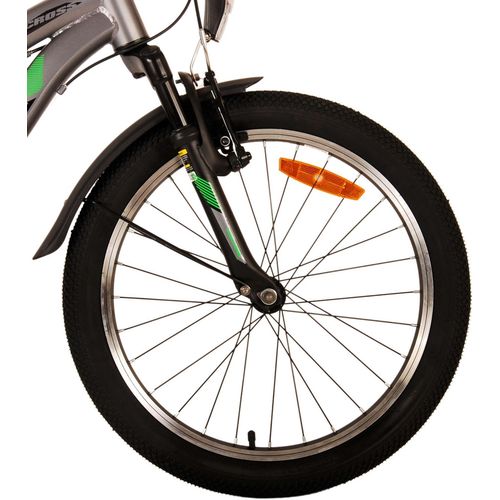 Dječji bicikl s dvije ručne kočnice Volare Cross 20" sivi slika 5