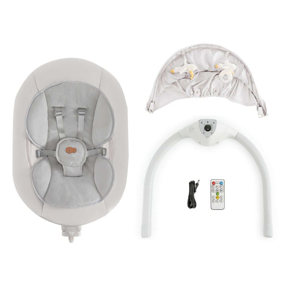 Kinderkraft Električna ležaljka Tulsy, Beige slika 8