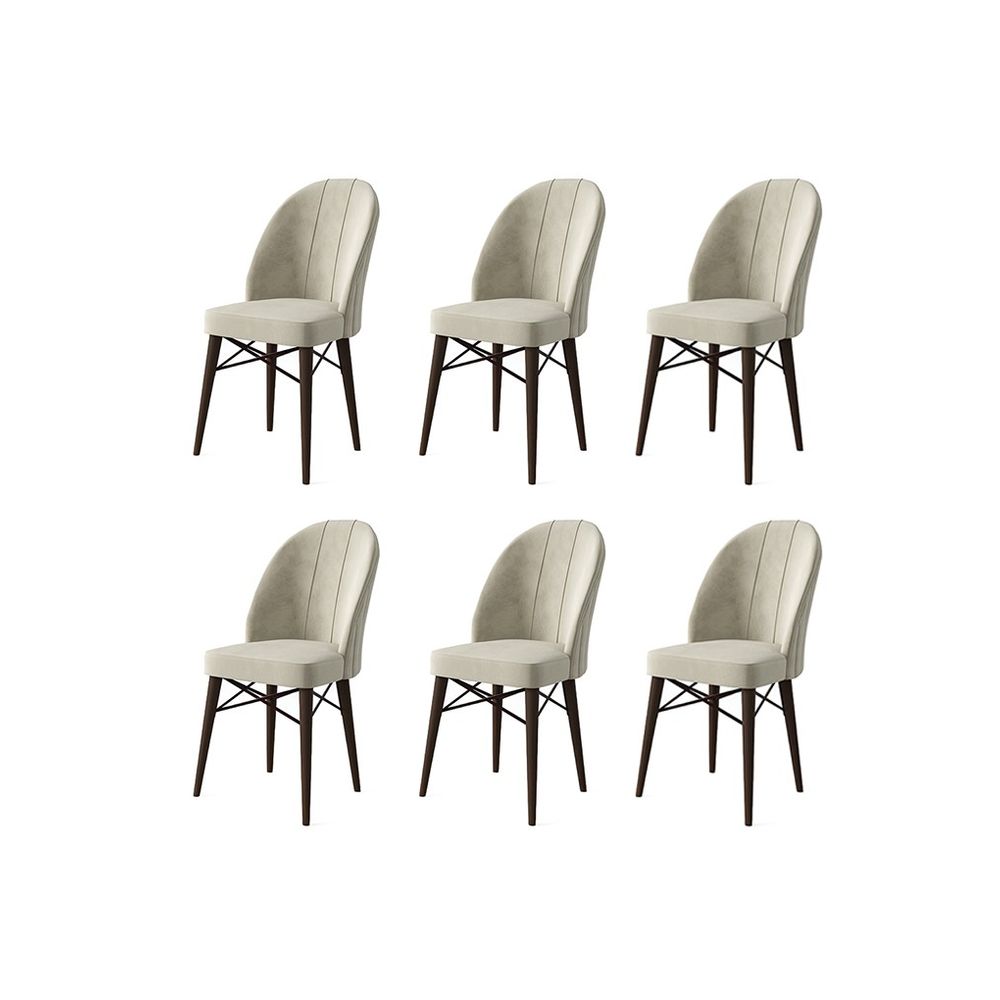 Ritim - Set stolica u krem boji (6 komada) slika 1