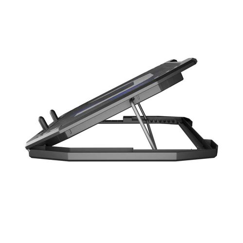 Natec NPL-1926 ORIOLE, Notebook Cooling Stand 17.3", 3x 12cm Fan, Fan Speed Control, Adjustable Tilt, LED Backlight, 2 USB Ports, Black slika 4