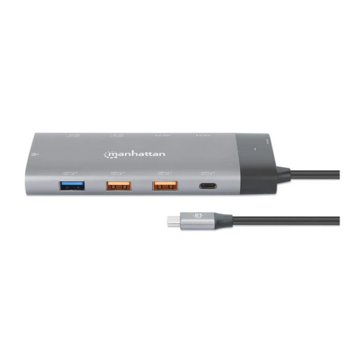 Docking station Manhattan 130714 10in1 USB-C - 2xHDMI/5xUSB/LAN/PD 100W slika 5