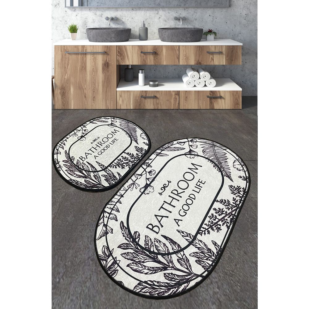 Set prostirki za kupatilo (2 komada) Buena, boja: više boja slika 1