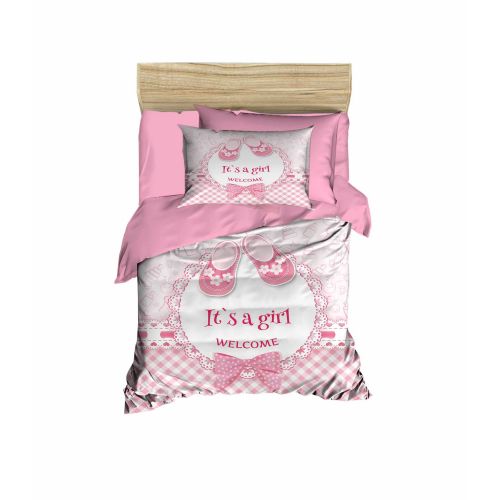 L'essential Maison PH121 Prah Bela Roze Baby Posteljina slika 1