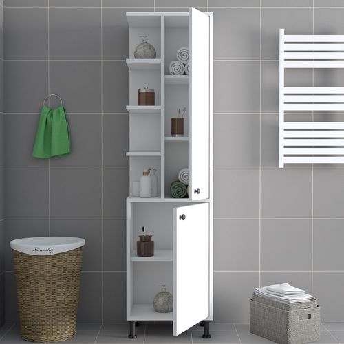 Lina 2 Multi Purpose Cabinet - White White Multi Purpose Cabinet slika 3