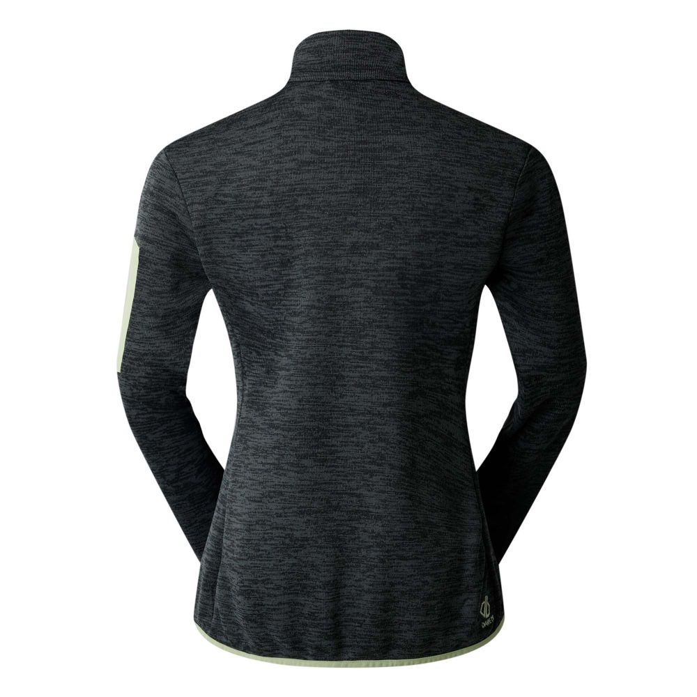 Dare2B Ženski duks na kopčanje Torrek Fleece, Storm Water/Blue Fluorescent Green slika 3