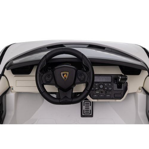 Licencirani auto na akumumulator Lamborghini SIAN 4x100W - dvosjed - bijeli slika 8