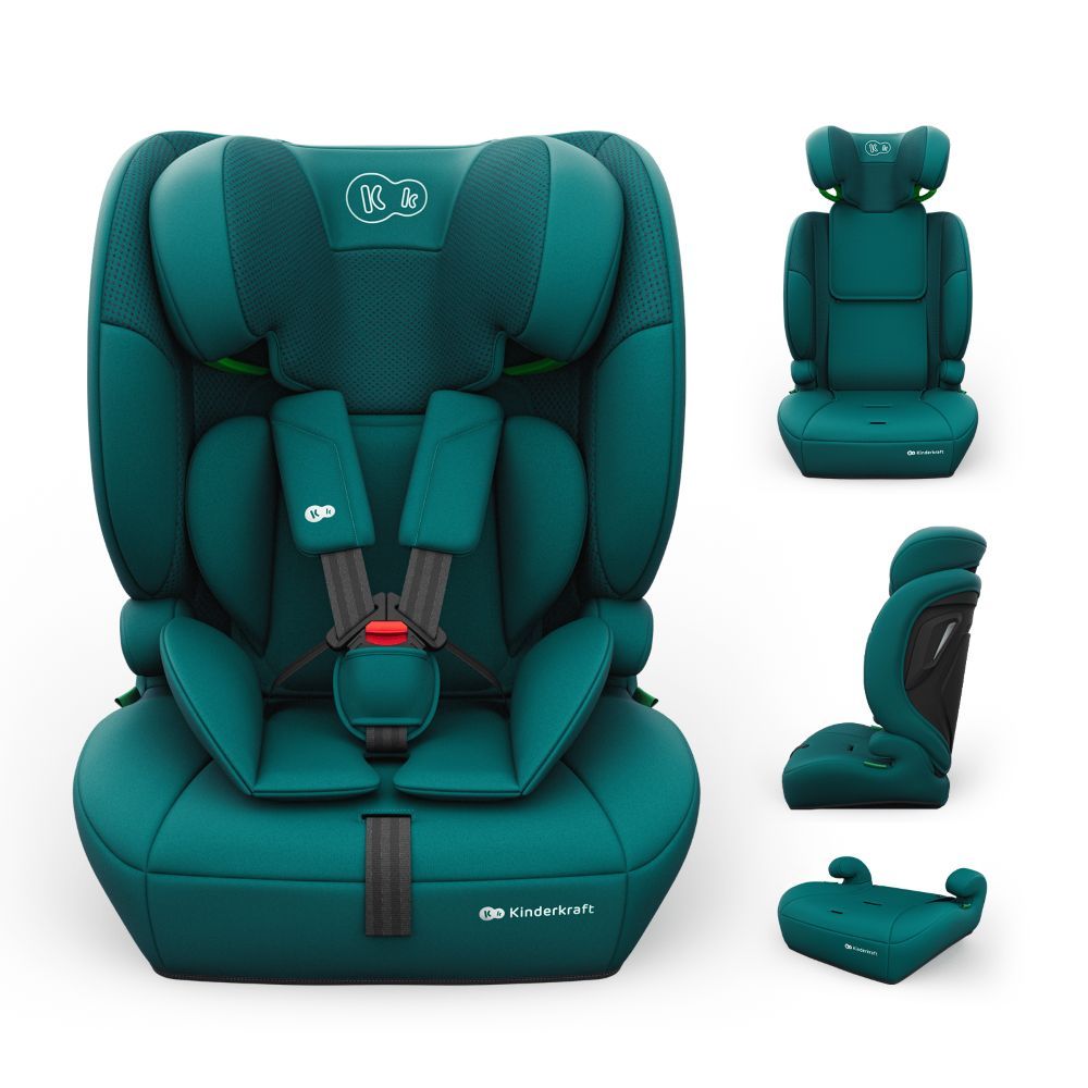 Kinderkraft autosjedalica Comfort Up 2 plus i-Size 9-36 kg (76-150 cm) bez Isofix-a, Green slika 1