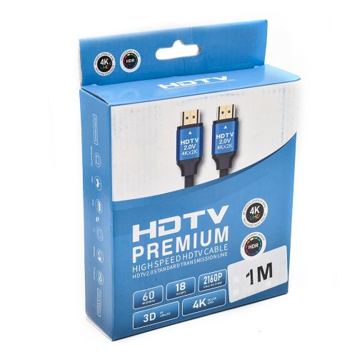 HDMI kabl V2.0 gold 1m KT-HK2.0-1M slika 5