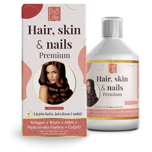 BIOLIFE Hair & Skin & Nails Premium 500ml slika 1
