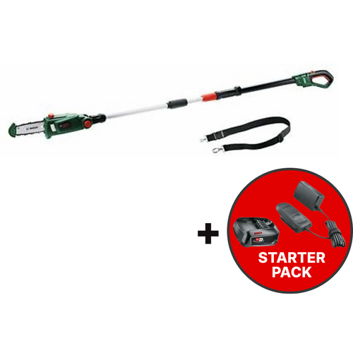 Bosch UniversalChainPole 18 lančana pila, akumulatorska  + Starter Set 18V Alliance – baterija PBA 18V 2,5 Ah + punjač AL 18V-20 W slika 1