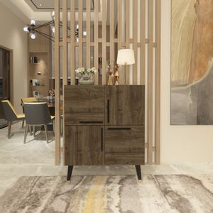 Woody Fashion Konzola, Makro - Walnut