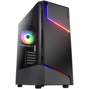 COUGAR MX360 RGB Kućište za Računalo - Mid Tower s Metalnom Prednjom Pločom i ARGB Trakama