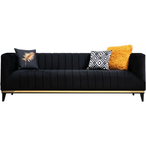 Atelier Del Sofa Trosjed BELLINO crni, Bellino - Black slika 3