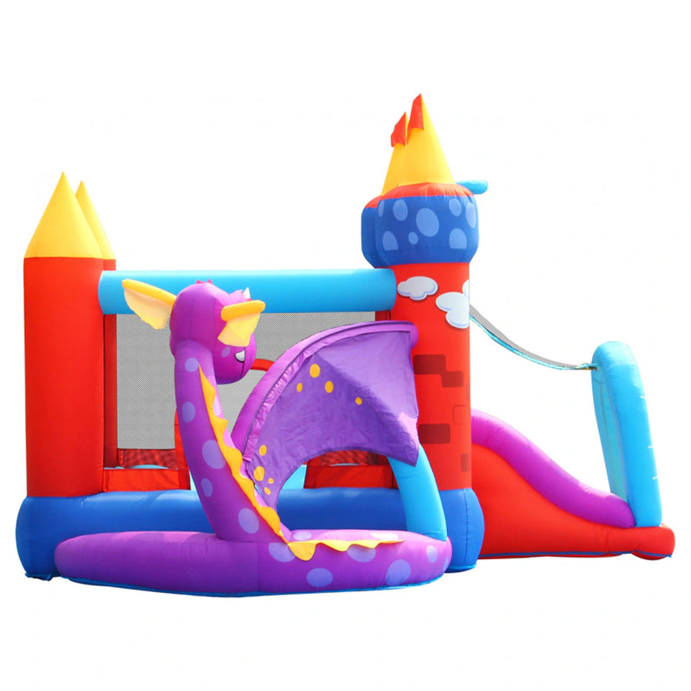 Happy Hop Dvorac na naduvavanje Dragon Adventure, 350x350x245cm slika 3