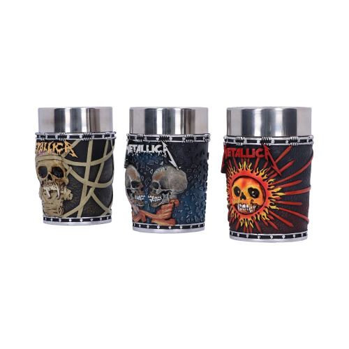 NEMESIS NOW METALLICA SHOT GLASS SET 8.5CM slika 2