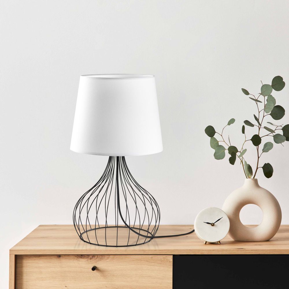 Telıs - 5394 Crno-Bijela Stolna Lampa slika 1
