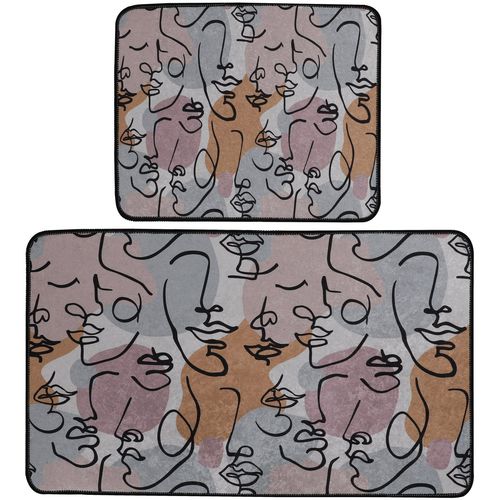 Centum - 84 Multicolor Bathmat Set (2 Pieces) slika 2