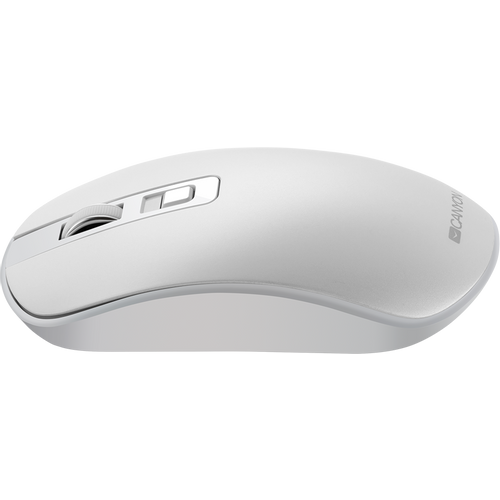 CANYON MW-18, 2.4GHz Wireless Rechargeable Mouse with Pixart sensor, 4keys, Silent switch for right/left keys,Add NTC DPI: 800/1200/1600, Max. usage 50 hours for one time full charged, 300mAh Li-poly battery, Pearl-White, cable length 0.6m, 116.4*63.3*32.3mm, 0.0 slika 4