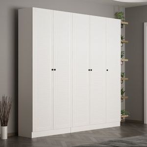 Hall stand Noah - 8460, bijela boja