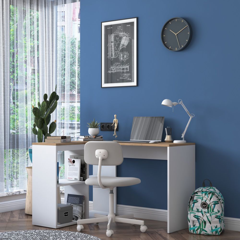 HA113 - 2035 OakWhite Radni Sto slika 2